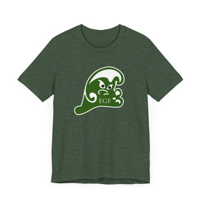 Green Wave Unisex Jersey Tee - Fun Graphic T-Shirt for Casual Wear