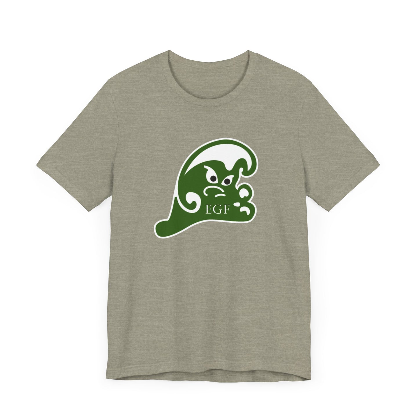 Green Wave Unisex Jersey Tee - Fun Graphic T-Shirt for Casual Wear