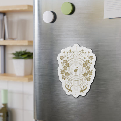 Sleep Token Magnet — Vintage Botanical Flamingo Design