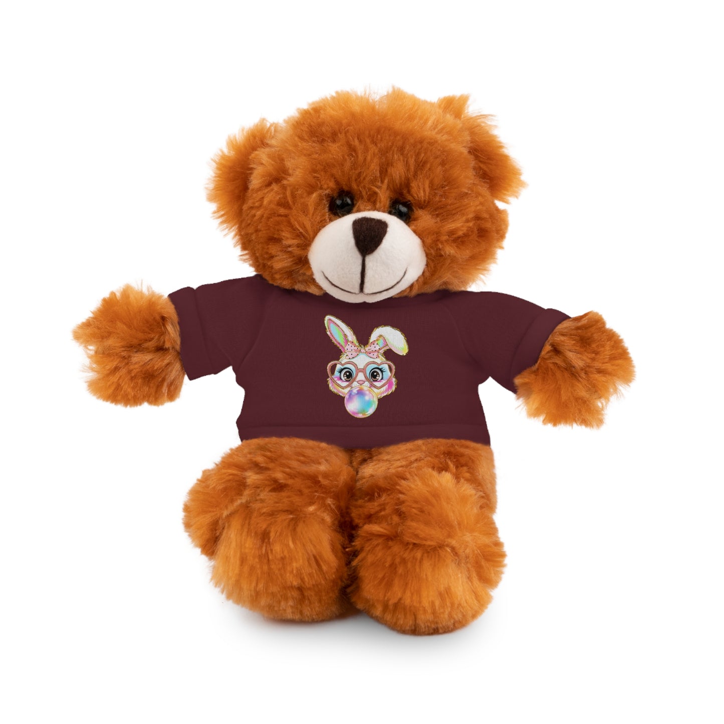 Plush Animal with Bunny Tee
