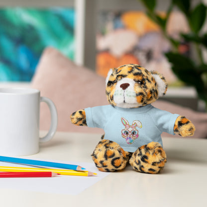 Plush Animal with Bunny Tee