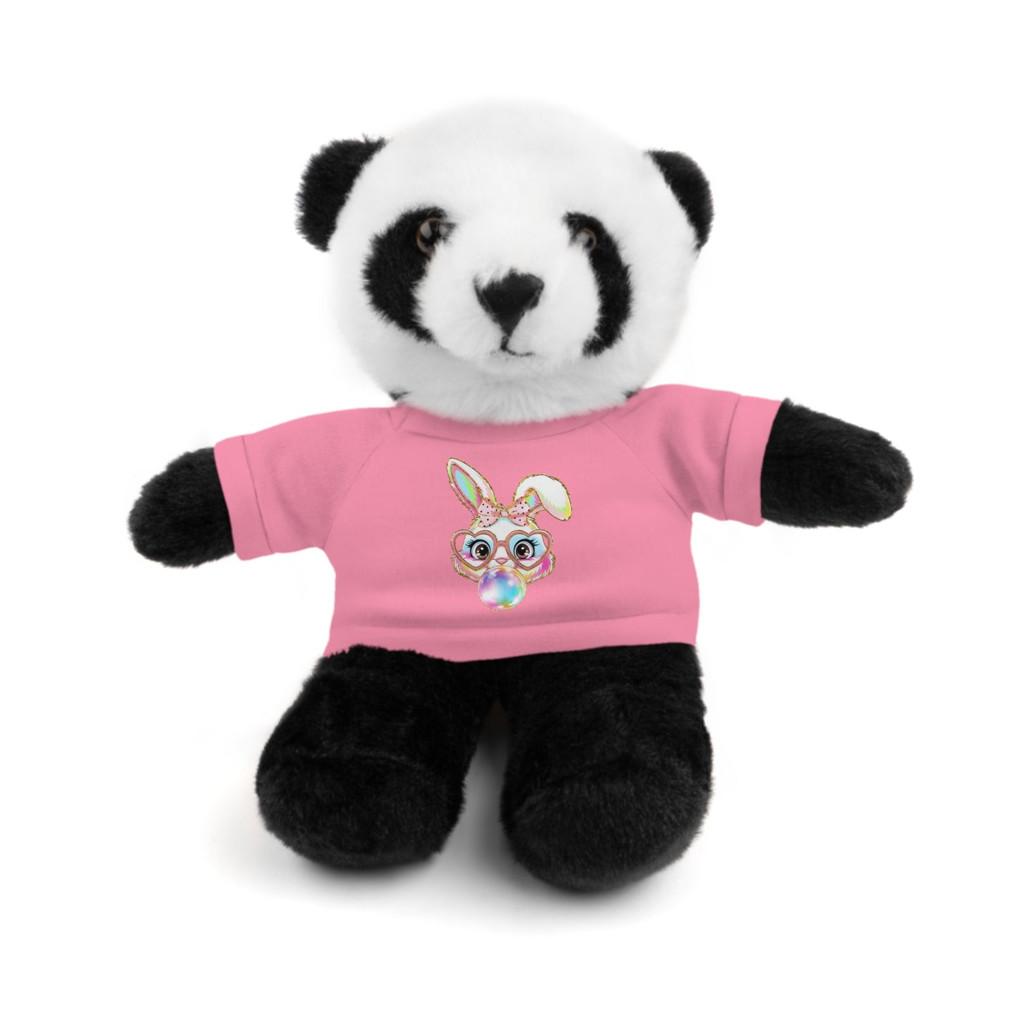 Plush Animal with Bunny Tee