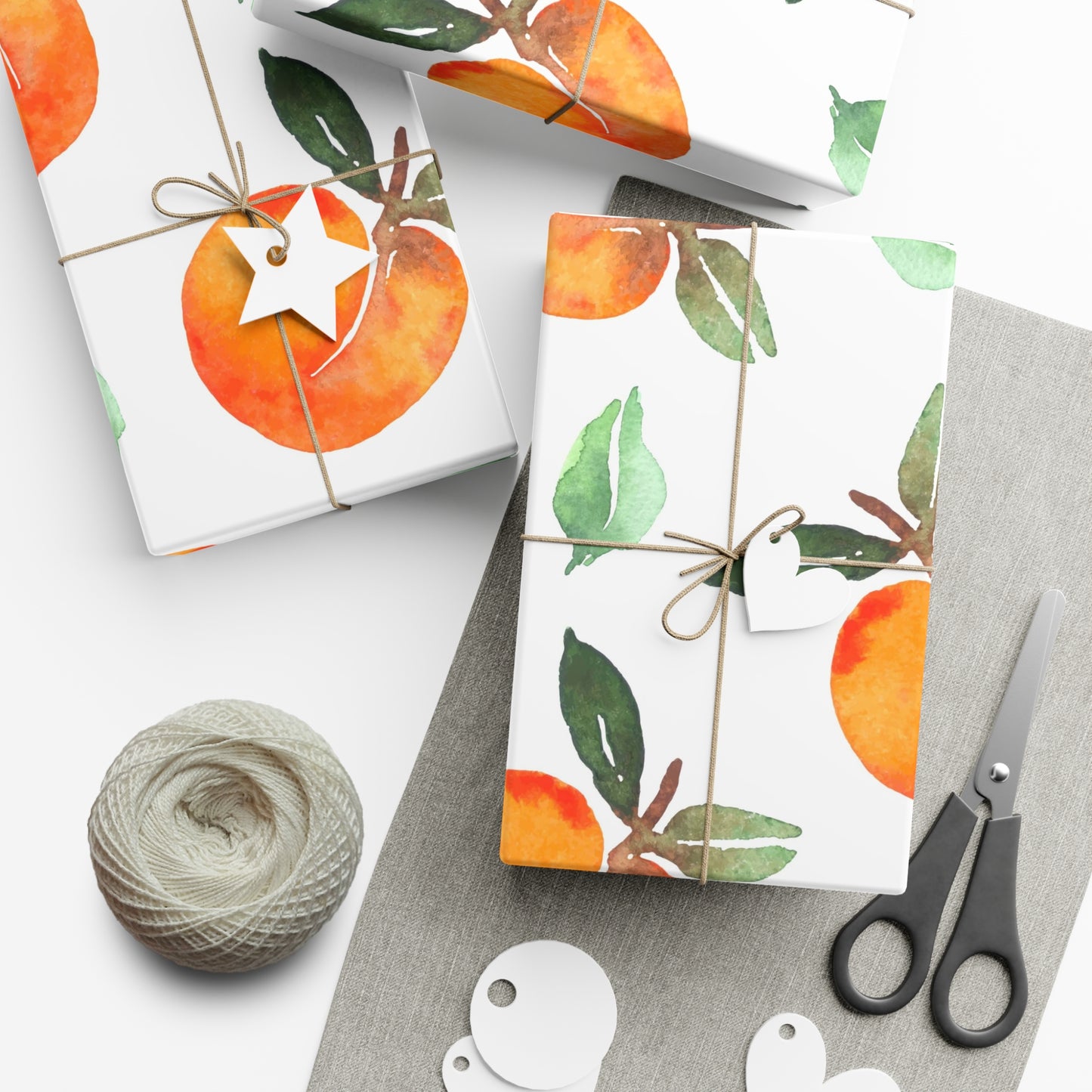 Gift Wrap Paper - Peach