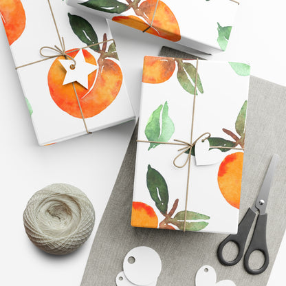 Gift Wrap Paper - Peach