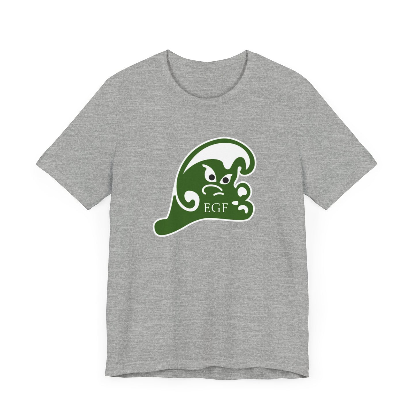 Green Wave Unisex Jersey Tee - Fun Graphic T-Shirt for Casual Wear