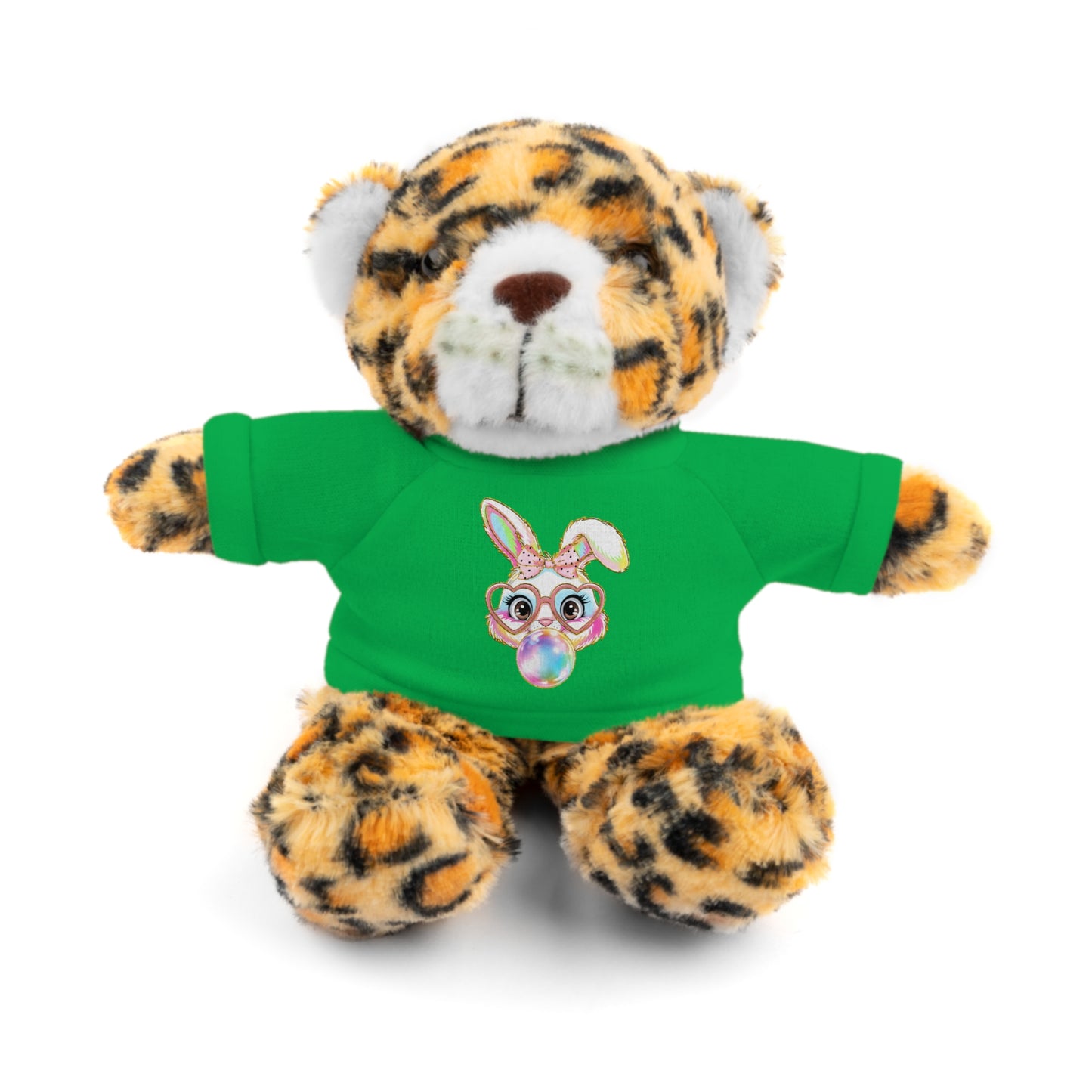 Plush Animal with Bunny Tee