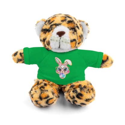 Plush Animal with Bunny Tee