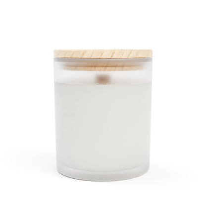 Frosted Glass Candle - "Fuck That Respectfully" - 11oz Relaxing Home Decor