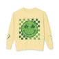 St. Patrick's Day Smiley Sweatshirt - Unisex Lightweight Crewneck with Shamrocks