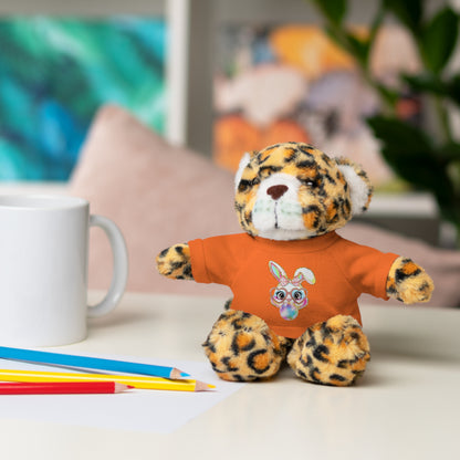 Plush Animal with Bunny Tee