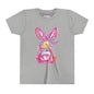 Easter Bunny Youth Short Sleeve Tee – Bright and Playful Rabbit Design for Spring Celebrations
