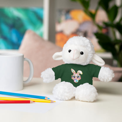 Plush Animal with Bunny Tee