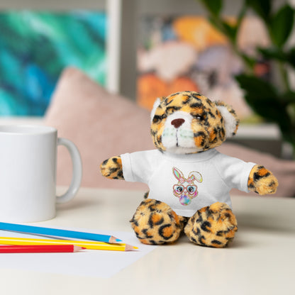 Plush Animal with Bunny Tee