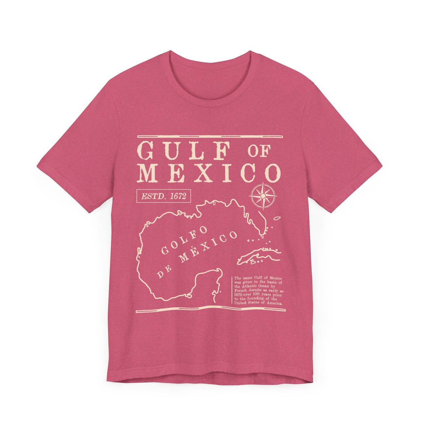 Gulf of Mexico Graphic Tee for Travelers & Ocean Lovers