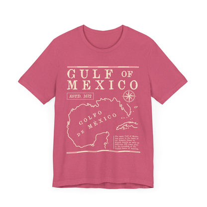 Gulf of Mexico Graphic Tee for Travelers & Ocean Lovers