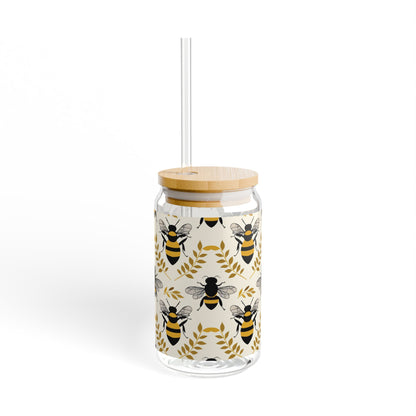 Queen Bee - Sipper Glass 16 oz