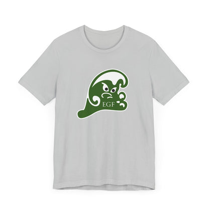 Green Wave Unisex Jersey Tee - Fun Graphic T-Shirt for Casual Wear