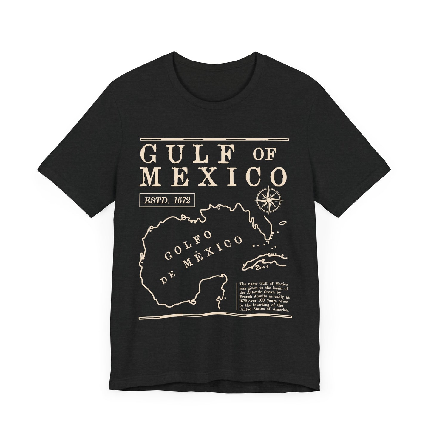 Gulf of Mexico Graphic Tee for Travelers & Ocean Lovers
