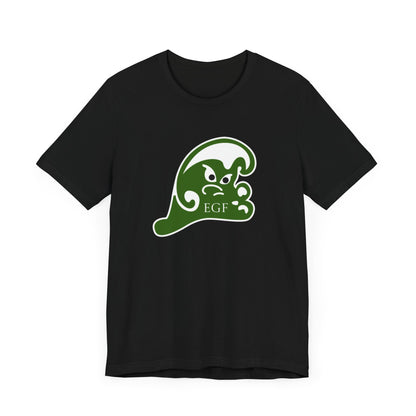 Green Wave Unisex Jersey Tee - Fun Graphic T-Shirt for Casual Wear