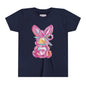 Easter Bunny Youth Short Sleeve Tee – Bright and Playful Rabbit Design for Spring Celebrations