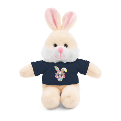 Plush Animal with Bunny Tee