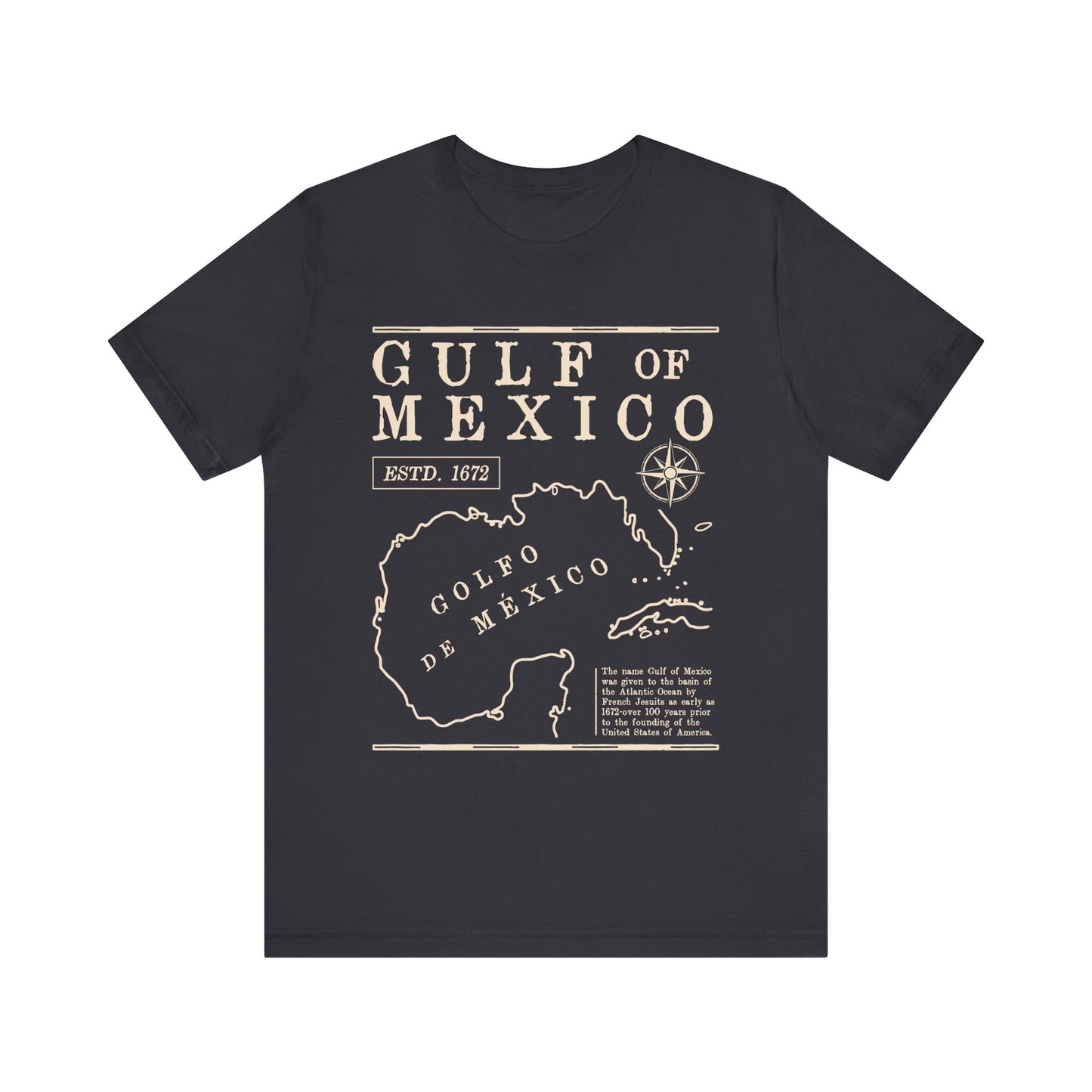 Gulf of Mexico Graphic Tee for Travelers & Ocean Lovers