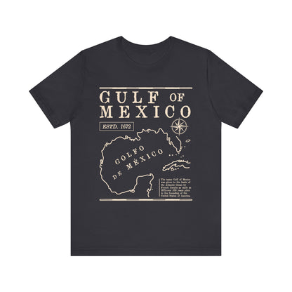 Gulf of Mexico Graphic Tee for Travelers & Ocean Lovers