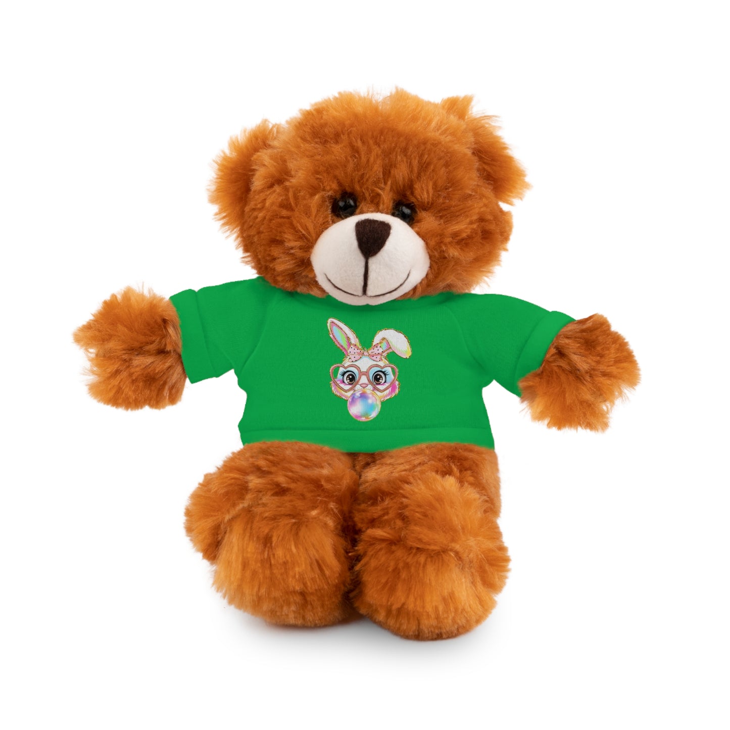 Plush Animal with Bunny Tee