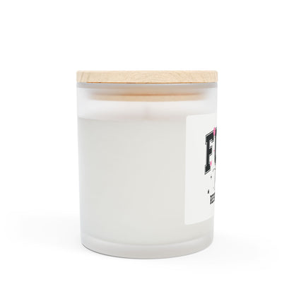 Frosted Glass Candle - "Fuck That Respectfully" - 11oz Relaxing Home Decor