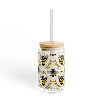 Queen Bee - Sipper Glass 16 oz