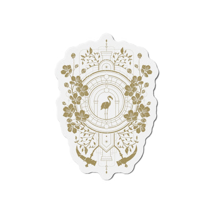 Sleep Token Magnet — Vintage Botanical Flamingo Design