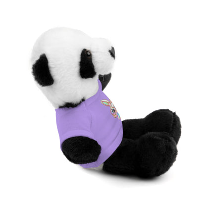 Plush Animal with Bunny Tee