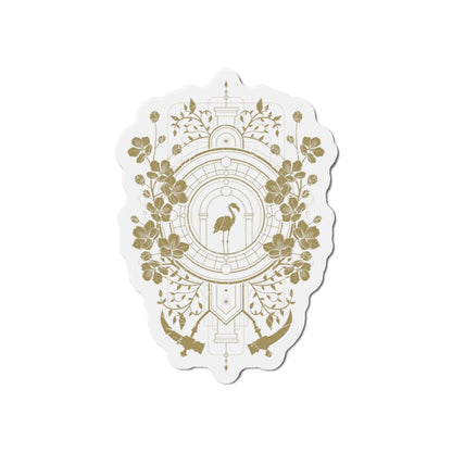 Sleep Token Magnet — Vintage Botanical Flamingo Design