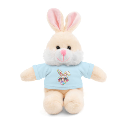 Plush Animal with Bunny Tee