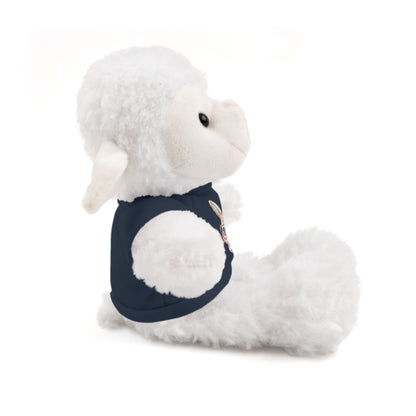 Plush Animal with Bunny Tee