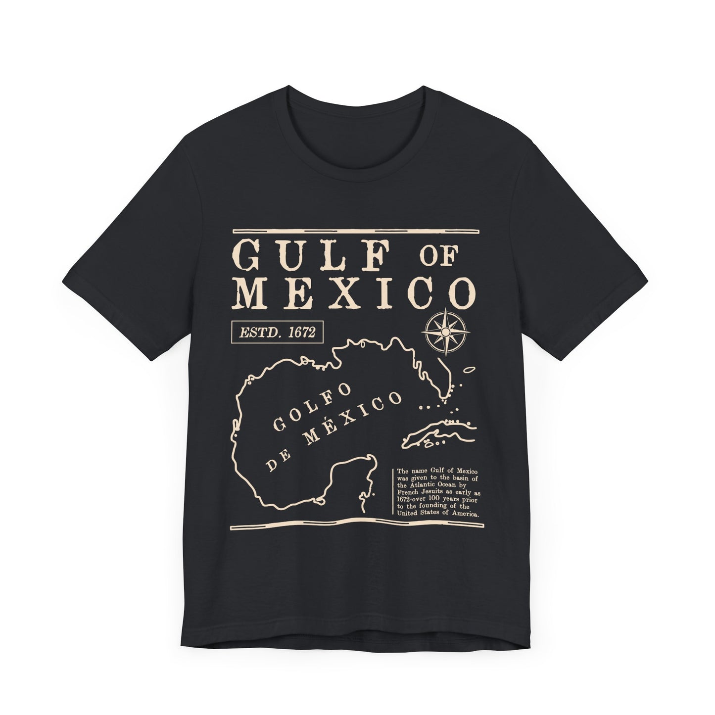 Gulf of Mexico Graphic Tee for Travelers & Ocean Lovers