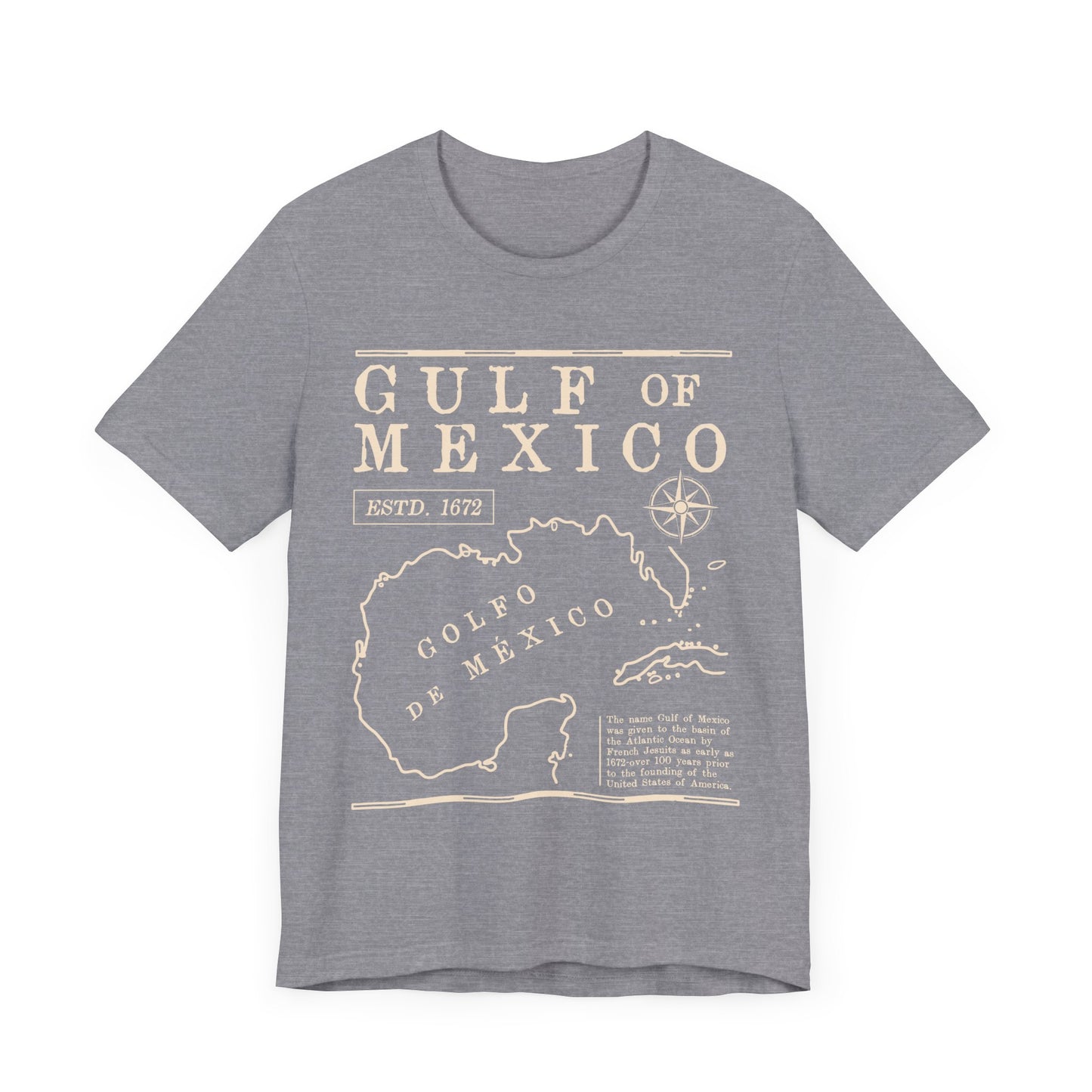 Gulf of Mexico Graphic Tee for Travelers & Ocean Lovers